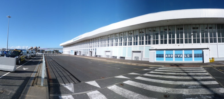 arrivals area uk airport filming